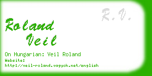 roland veil business card